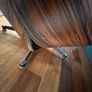 Replica Eames - Iconic Lounge Chair and Ottoman - Rosewood & Black Leather Image 3