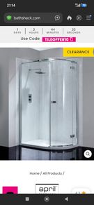 Shower Enclosure Offset Quadrant 900x760mm RH
