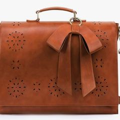 Laptop bag  - women's - vegan leather