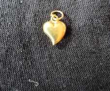 14k Gold Heart necklace Pendant