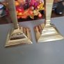 Candle stick holders brass Image 6
