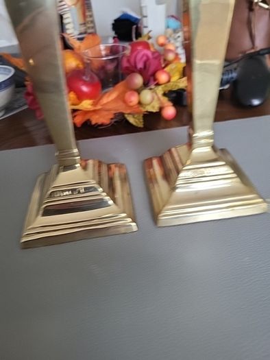 Candle stick holders brass
