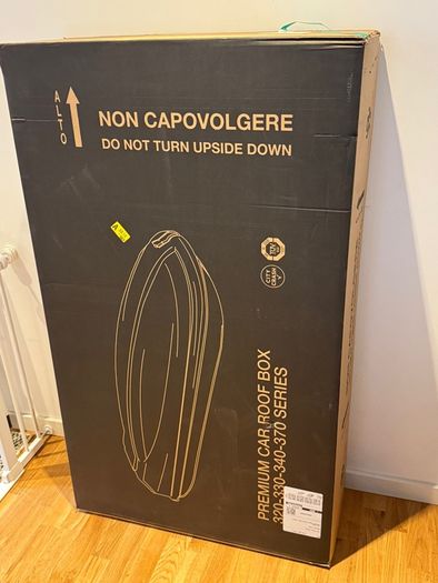 Tetrax Diamond 340 320L Roof Box - Brand New Unopened