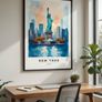 New York Wall Art Print, Travel Poster Image 8