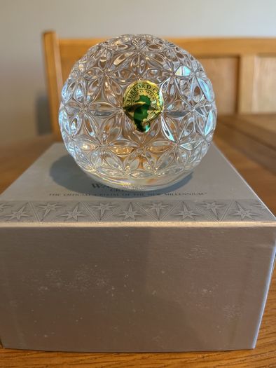 Waterford Crystal paper weight- millennium star of hope