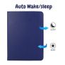 For Apple iPad 2025 11th Gen Tablet Case 360 Rotating PU Leather Cover - Blue Image 3