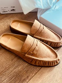 YSL Suede loafers