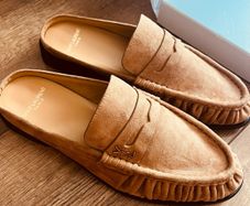 YSL Suede loafers