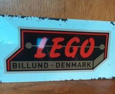 Lego 50's Retro Tin Sign