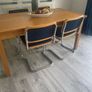Mid Century cantilever chairs Image 5