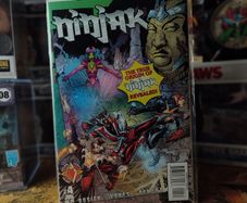 Ninjak ! Issue #4 ! Origin Issue ! The True Origin of Ninjak Revealed ! 1997 ! by Acclaim !