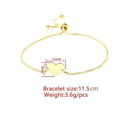 The Cherished Heart Bracelet  Custom Engraving Available By R'Laith