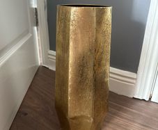 Large golden vase