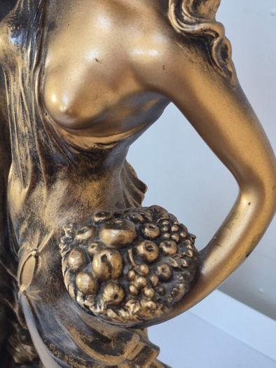 Art Nouveau Nymph Goddess Statue
