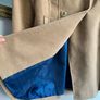 Vintage Per Una Italian Fabric Long Coat Camel beige Colour UK 10 Image 5