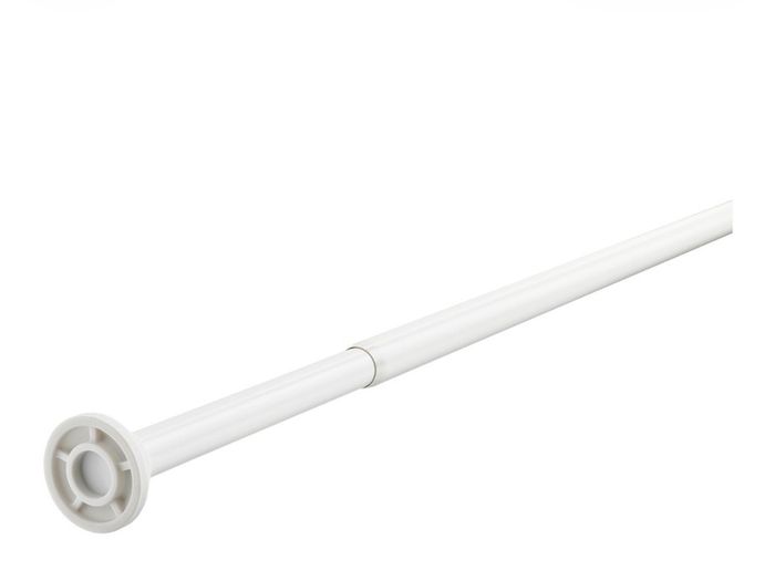 Shower curtain white rod IKEA - Botaren - 120-200cm - no screws