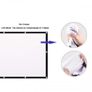 31444 120 inch 16:9 Simple Projection Screen Foldable Image 3