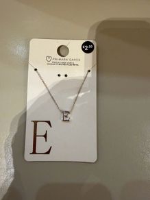 Letter E necklace