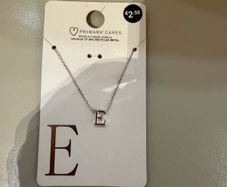 Letter E necklace