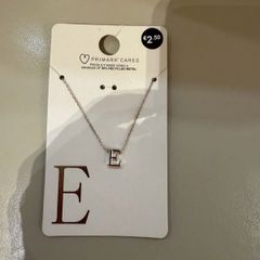 Letter E necklace