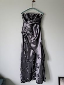 Linea corset silver dress