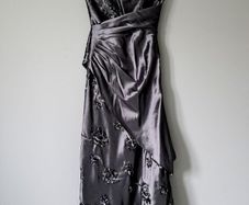Linea corset silver dress