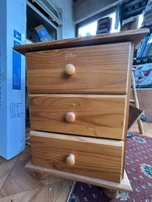Free wooden bedside cabinet