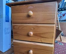 Free wooden bedside cabinet