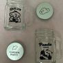 mini mason glass style glasses NEW Image 4