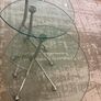 Contemporary next of three glass tables Image 2