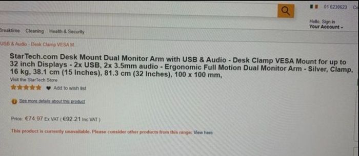 Monitor Stand Dual