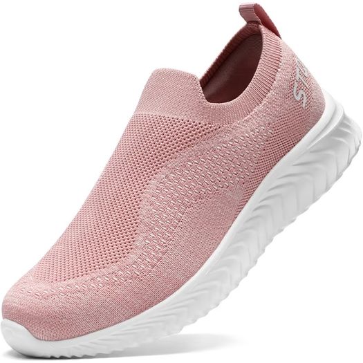 Brand New Womens Slip-on Memory Foam Trainers Supportive Work Shoes Long-Stand