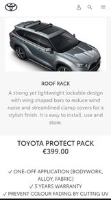 Toyota Highlander Roof Bars