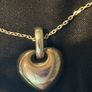 silver chain & love heart pendent Image 5