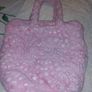 Pink Faux Fur Bag Image 3