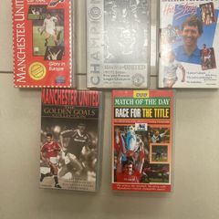 Manchester United VHS tapes (early 1990s)