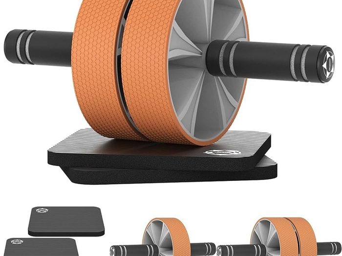 FREE EXPRESS SHIPPING Ab Roller Wheel, Ab Workout Equipment Exercise Wheels Set for Abdominal Core Strength Muscle Training, Muscle Roller Stick Reduce Muscle Soreness Tightness Leg Cramps