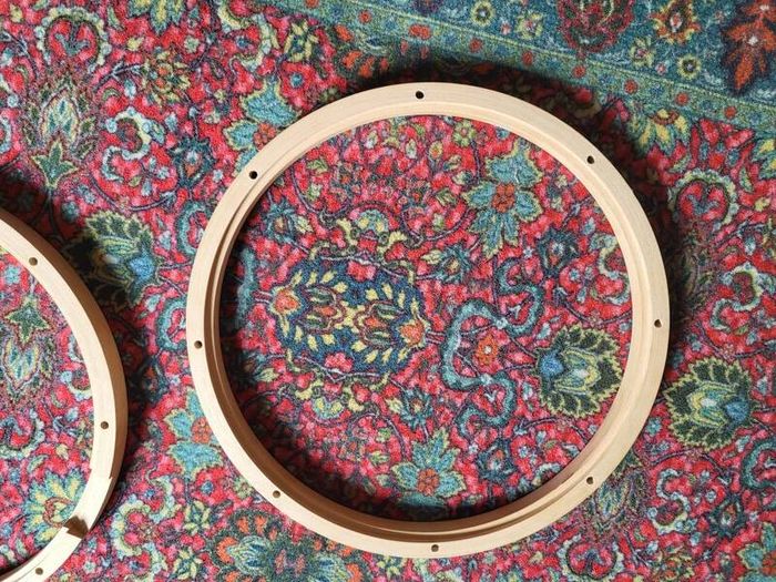 wooden snare hoops