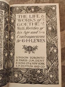 The Life And Works Of Gothe. With Sketches Of His Age And Contemparies By G.h.lewes. 1916 Hardback In Fair Condition. See Photos For Same.