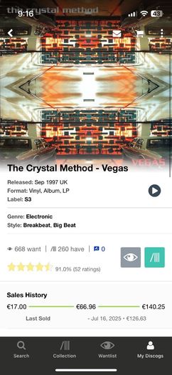 1997 the crystal method - Vegas 12" vinyl