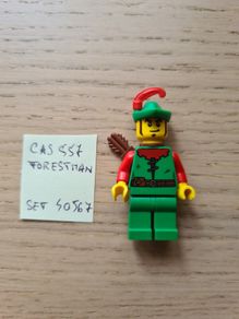 lego cas557 forestman, set forest hideout 40567