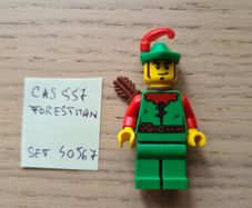lego cas557 forestman, set forest hideout 40567