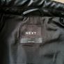 Next Kids Black PU Leather Biker Jacket (Age 12) Image 3