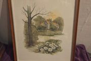 1979 Lithograph by F. Massa Framed
