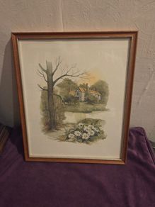 1979 Lithograph by F. Massa Framed