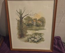 1979 Lithograph by F. Massa Framed