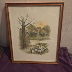 1979 Lithograph by F. Massa Framed