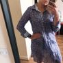 IKKS designer shirt dress Image 3