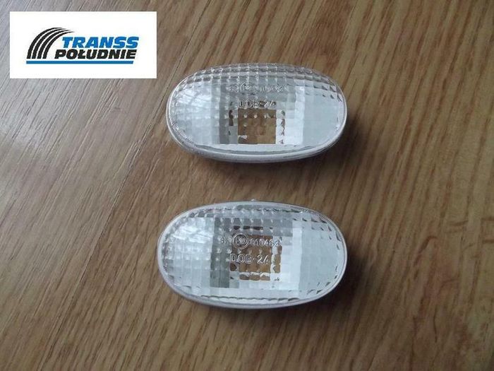 White Side Light Repeater Indicators Set Chevrolet Aveo Matiz Ii Spark Oe: 96415789