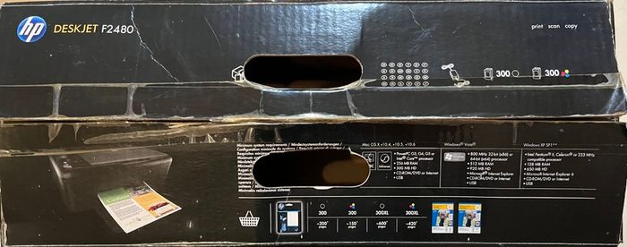Hp Deskjet Printer F2480 (3-in-1) suitable for Parts Only